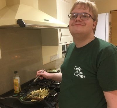 Jacob cooks up skills in Cafe
