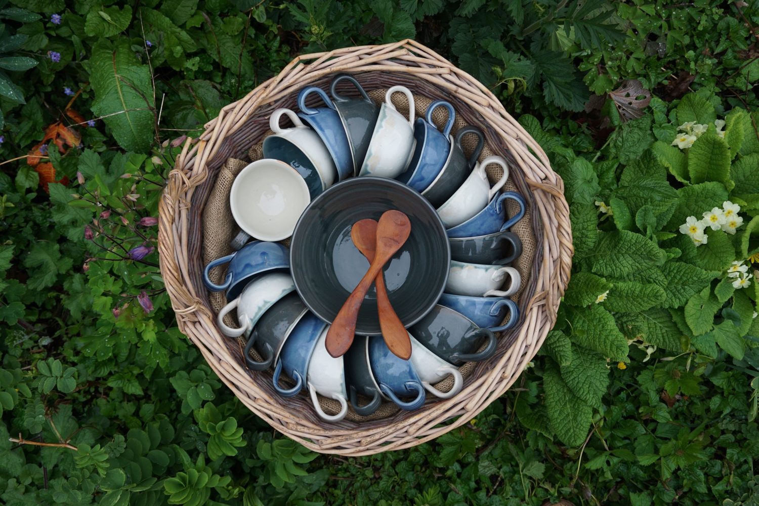 Pottery pieces made by the community at The Grange, Camphill Village Trust