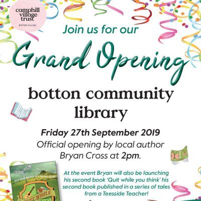 Botton Community Library – Grand Opening