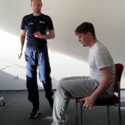 Seated exercise with Nick and Noah