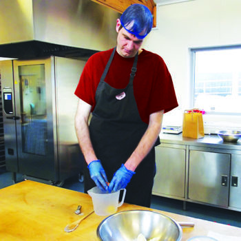 Michael in the bakery