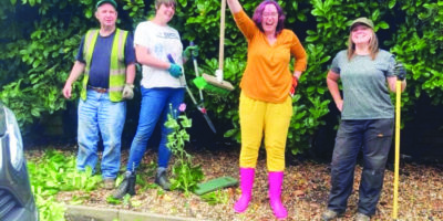 Ashfield Gardens team lends a hand