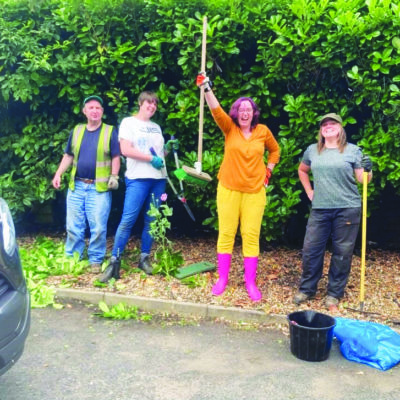 Ashfield Gardens team lends a hand
