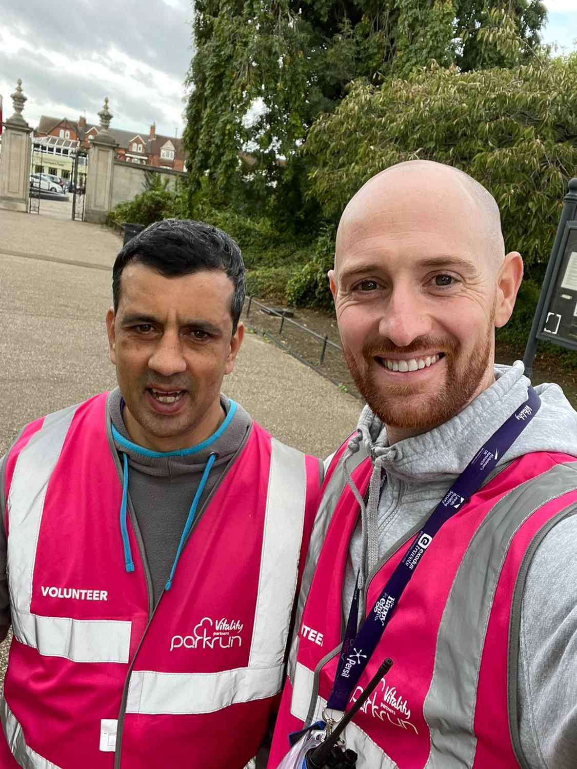 Luke volunteers at the Park Run in Middlesbrough Luke volunteers at the Park Run in Middlesbrough