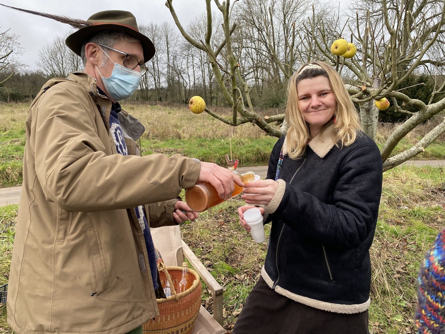 Wassailing at Grange Village