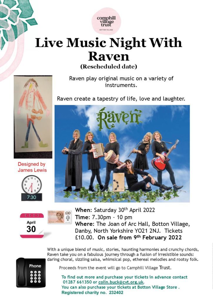 Raven concert poster