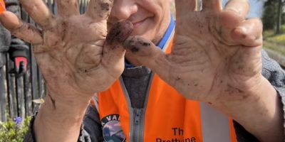 Earth Day at Danby train station