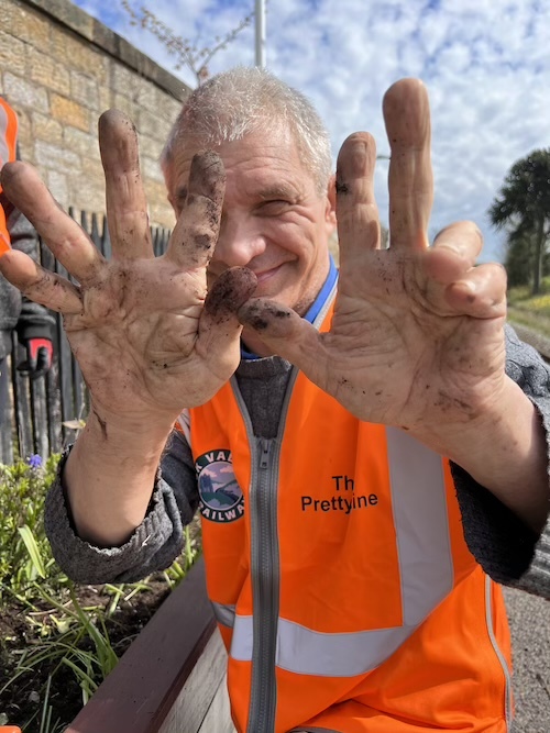 Earth Day at Danby train station