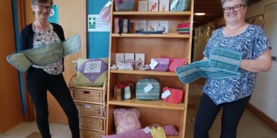 Volunteers help out at the Creative Studio