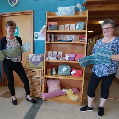 Volunteers help out at the Creative Studio