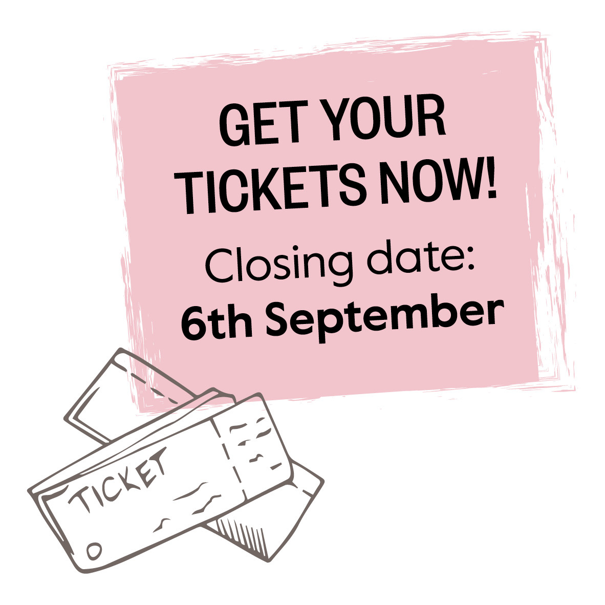 Order your tickets now. Two ladies putting chocolate icing into a piping bag to bake a cake