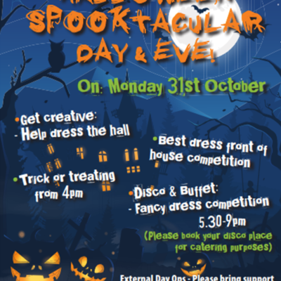 Halloween Spooktacular Day and Eve.