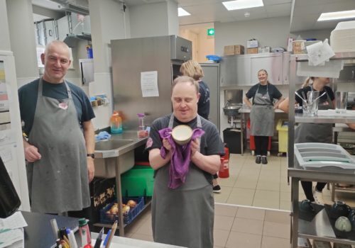 People we support in the cafe
