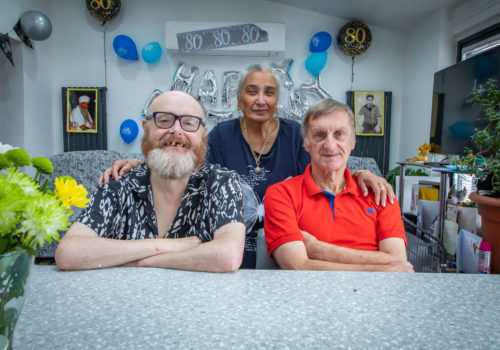 Two of the people we support and Shared Lives carer