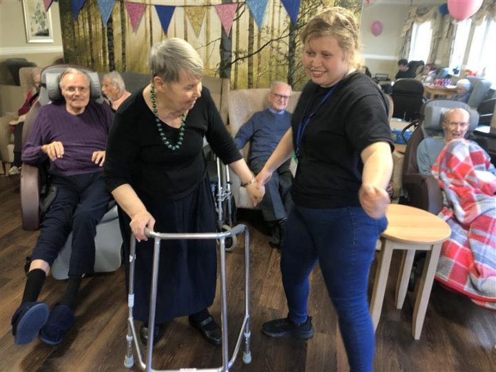 Olivia Care Home St Albans community kindness crew volunteering at an elderly home