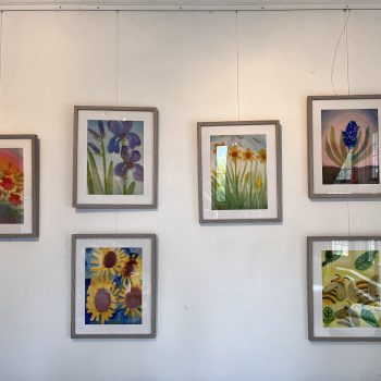 Croft artwork on the walls