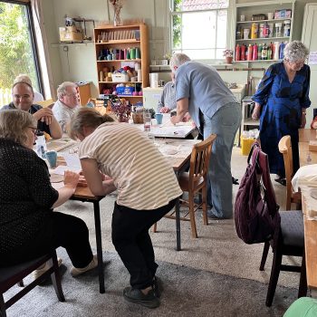 People in a pottery workshop