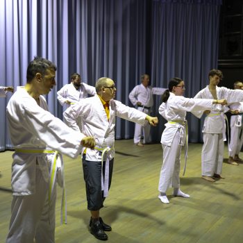 People we support doing karate