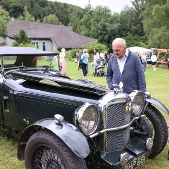 Vintage car display