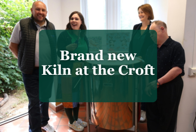 Pottery Star Unveils Donated Kiln at Croft Community