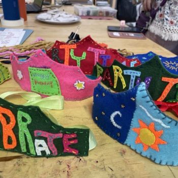 Felt crowns