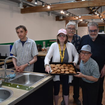 People making cookies
