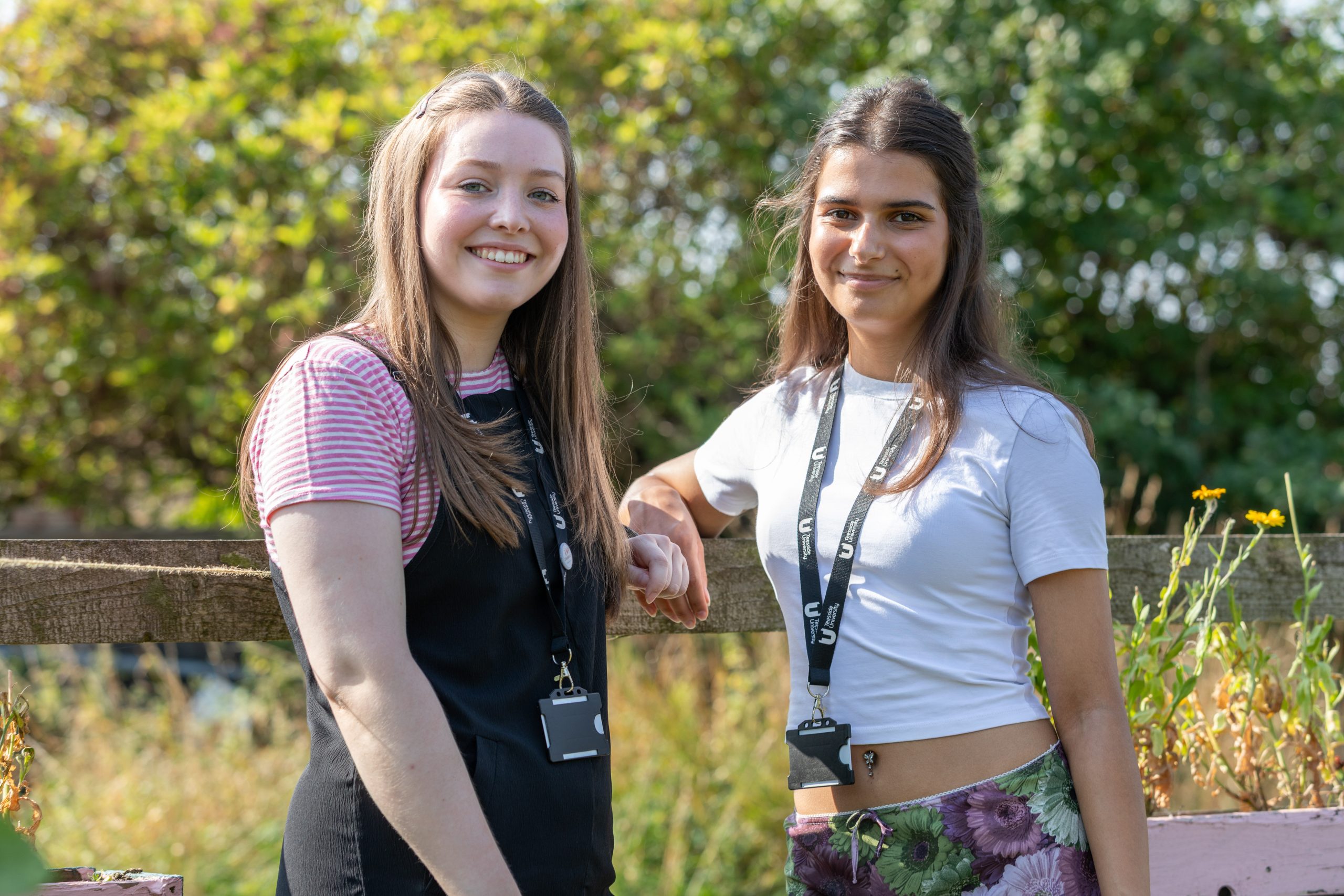 Jenna and Megan, two dietetics students on placement at our Larchfield Community