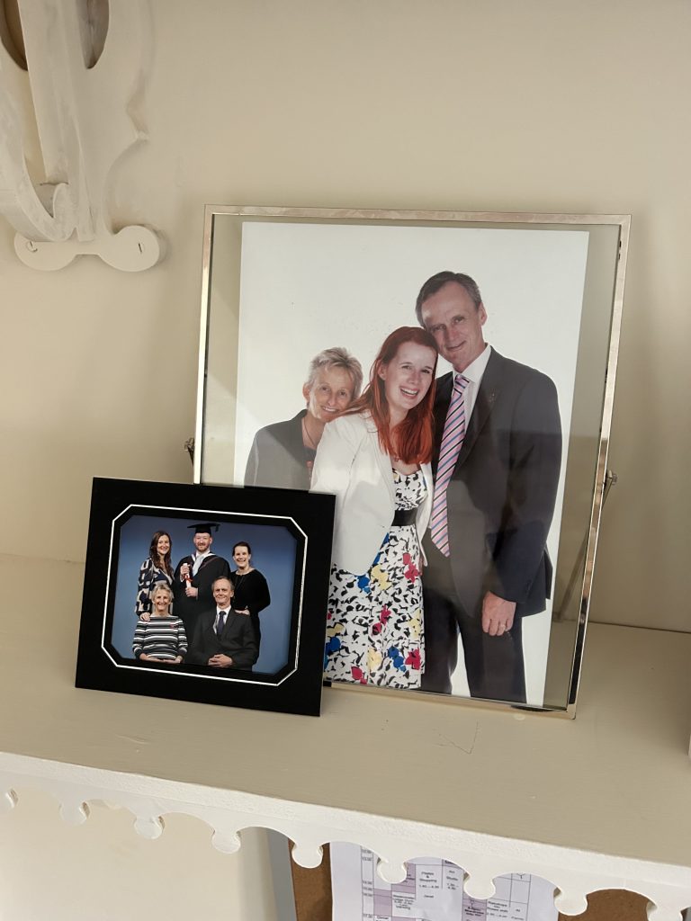 Nicki with her family