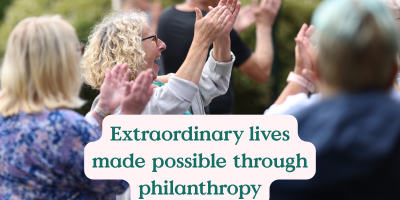 Extraordinary lives made possible through philanthropy
