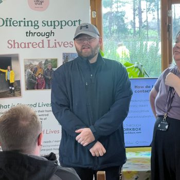 Shared Lives Skill Event a person speaking