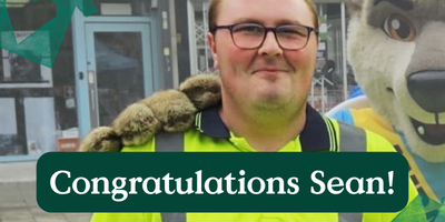 Sean Celebrates a Huge Milestone with a New Full Time Job